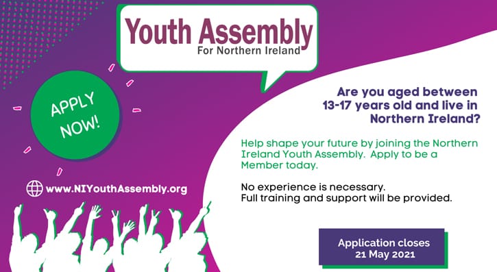 NI Youth Assembly - applications now open!